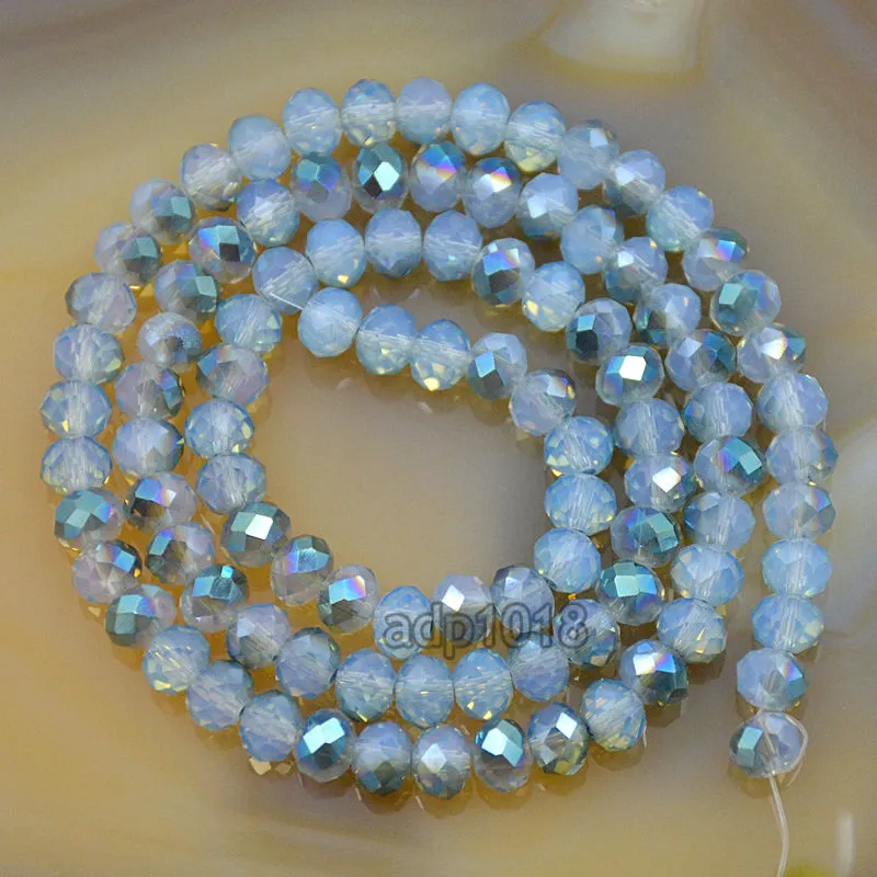 Top Quality Czech Crystal Faceted Rondelle Beads on a 15" Strand 2x3mm