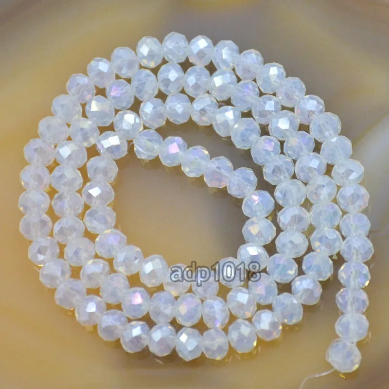 Top Quality Czech Crystal Faceted Rondelle Beads on a 15" Strand 2x3mm