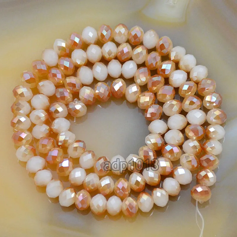 Top Quality Czech Crystal Faceted Rondelle Beads on a 15" Strand 2x3mm