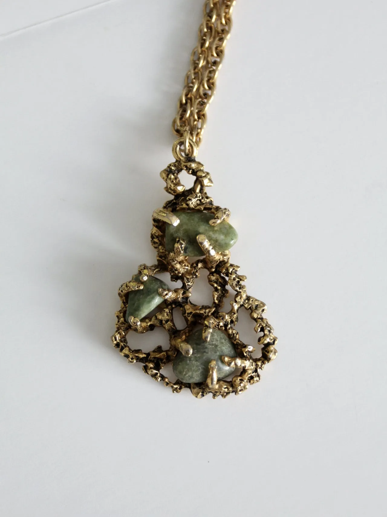 vintage brutalist style necklace