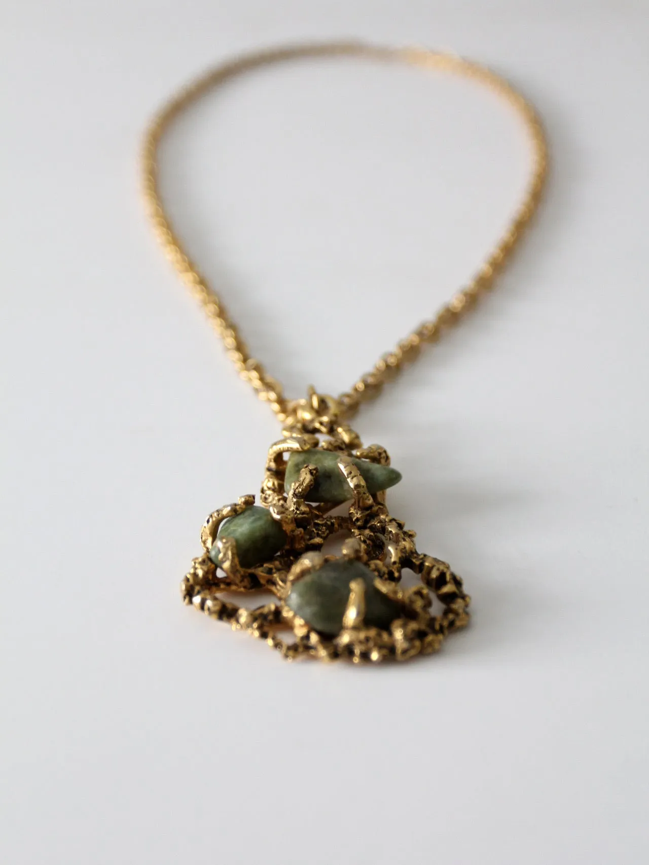 vintage brutalist style necklace