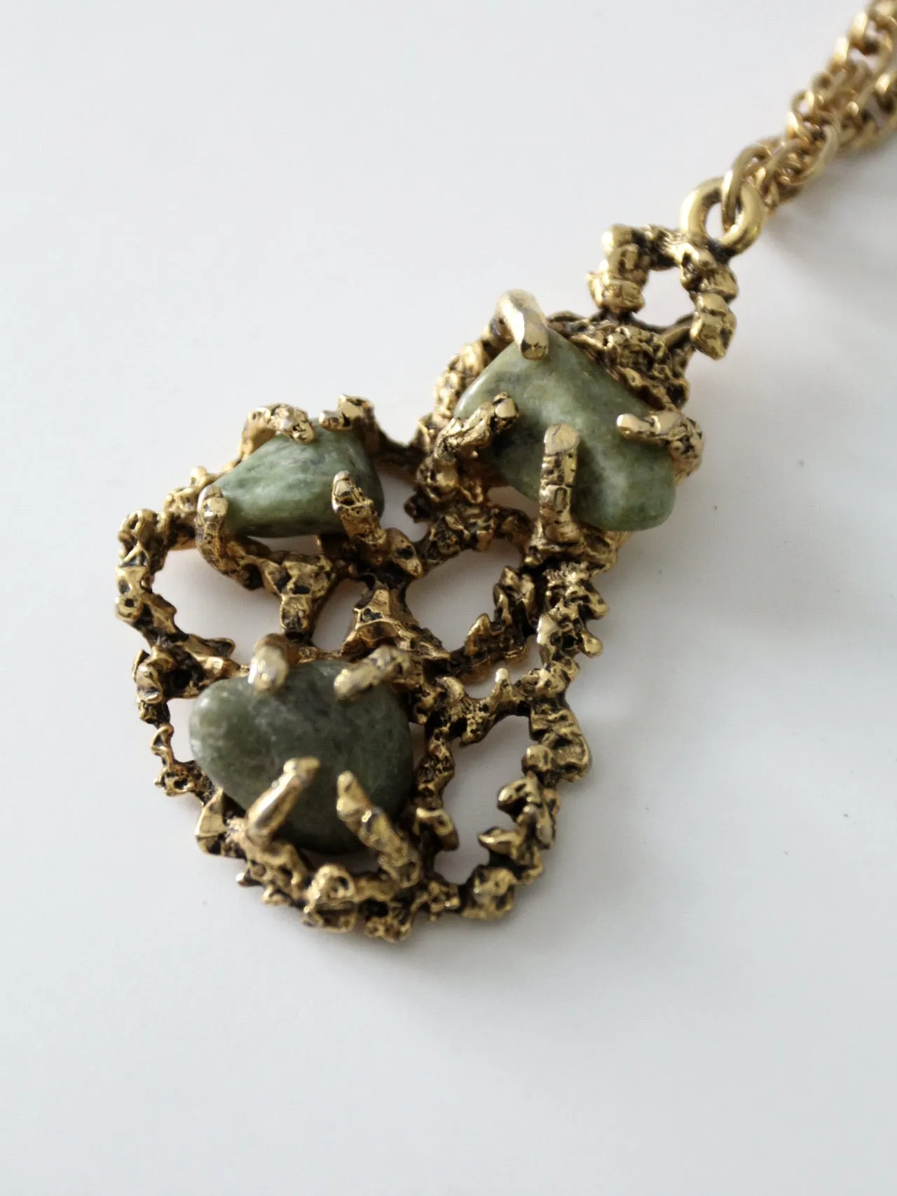 vintage brutalist style necklace