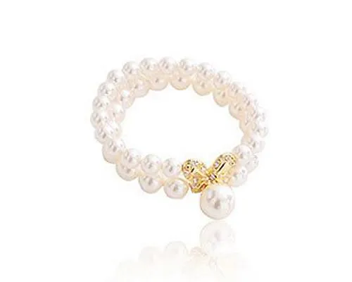 Vivid Butterfly Pearl Bracelet