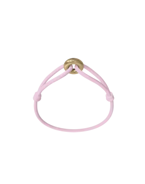 Wecord Golden Soho Cord Bracelet - Light Pink