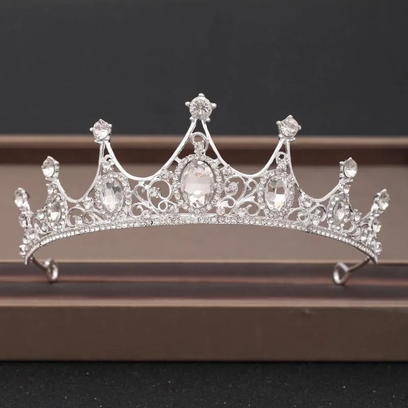 Wedding Crowns Tiaras Bridal Headpieces with Baroque Rhinestones Crystals