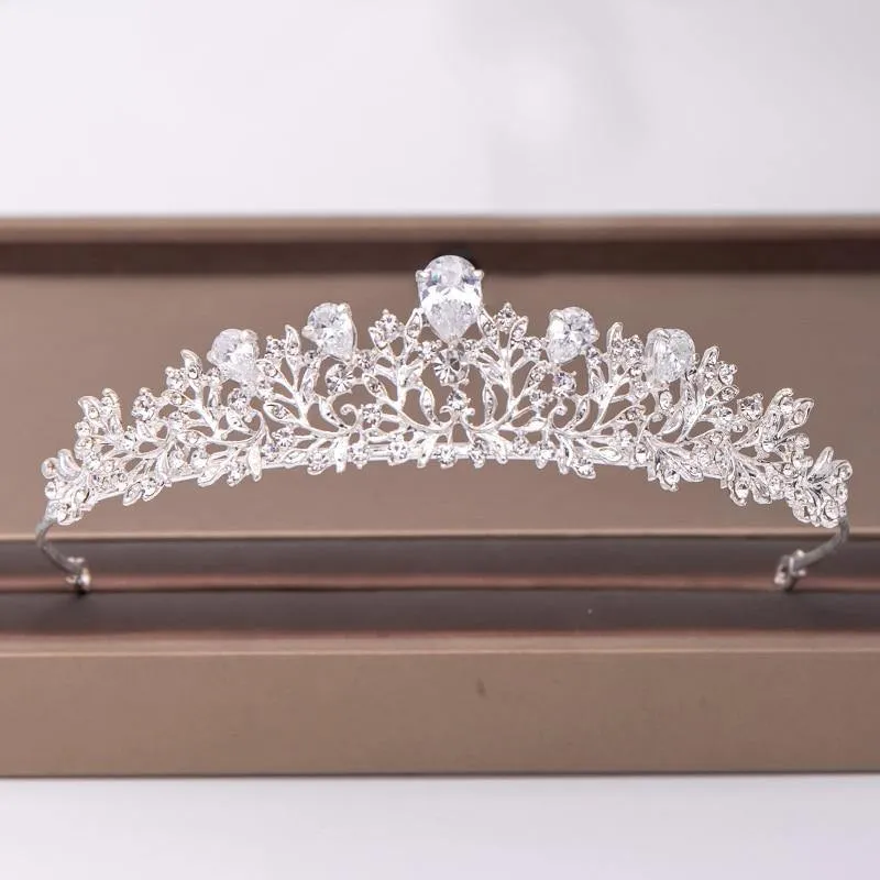 Wedding Crowns Tiaras Bridal Headpieces with Baroque Rhinestones Crystals