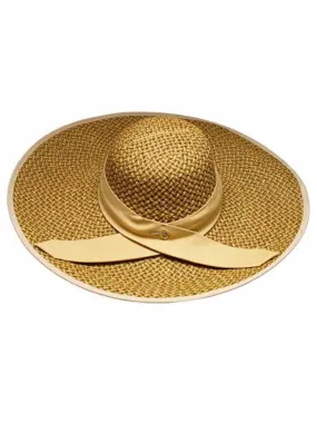 Woven Wide Brim Floppy Hat