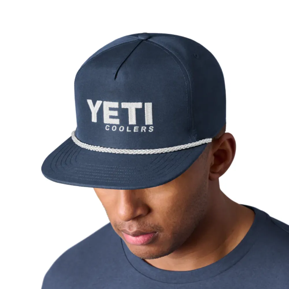 Yeti Coolers Flat Brim Rope Hat