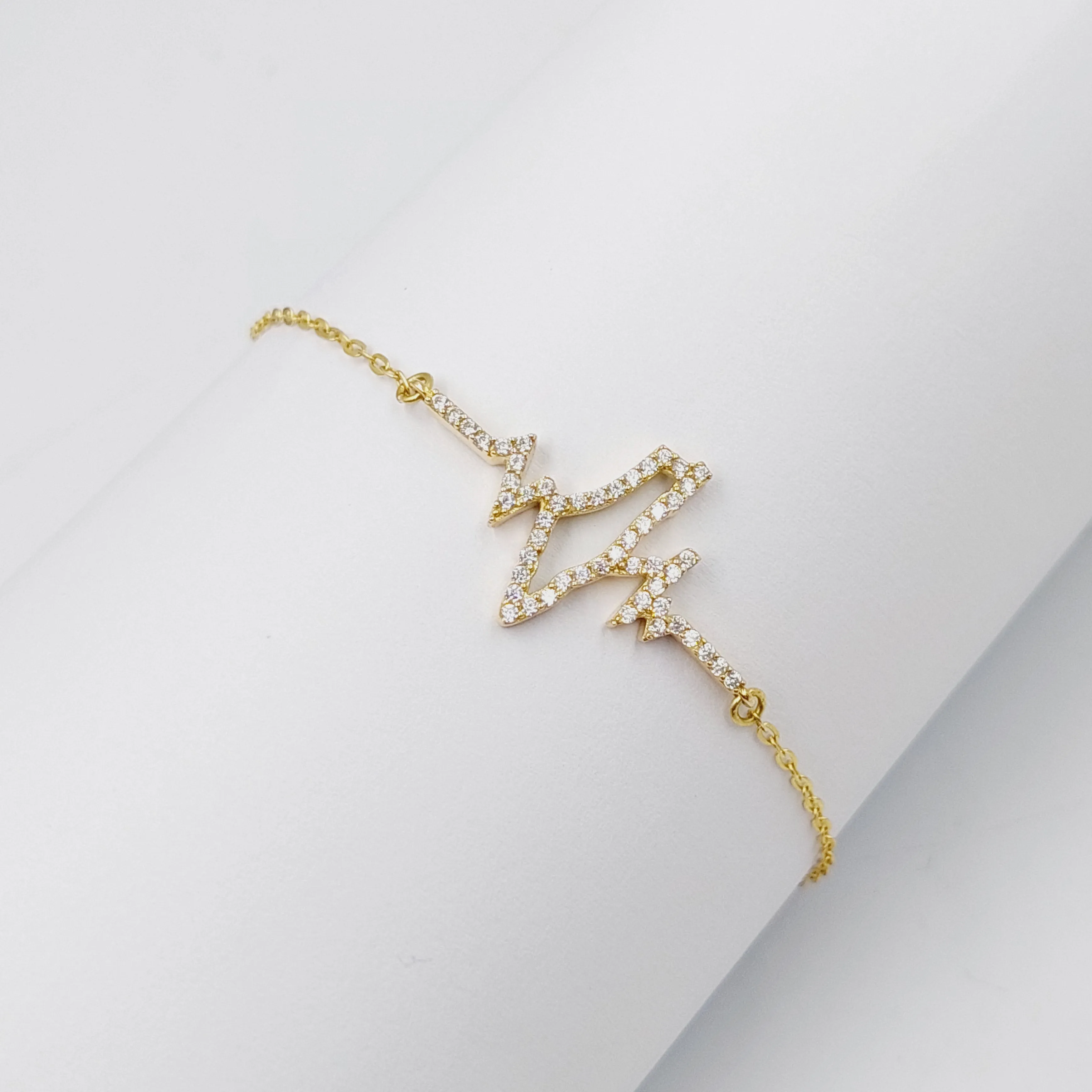 Zircon Studded Palestine Bracelet